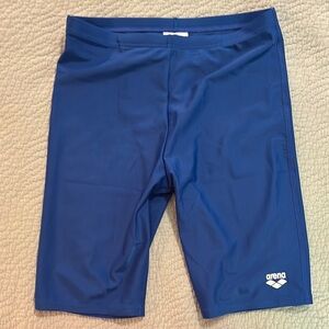 NWOT Arena Royal Blue Swim Jammers – Size 30 (Youth 14–16) – Swim Team Ready